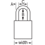 MASTER LOCK A1107KAPRP SAFETY PADLOCKS