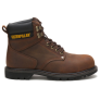 CAT P89586 SECOND SHIFT STEEL TOE BOOT, DARK BROWN