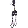 RIDGEGEAR RGL28 CHASER TWIN LEG SELF RETRACTING LANYARD