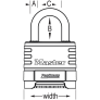MASTER LOCK 1175DLH PROSERIES COMBINATION PADLOCK