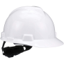 MSA V-GARD SAFETY HARD HAT WITH FAS-TRAC III