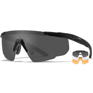 WILEY X 308 GREY + CLEAR + LIGHT RUST SABER ADVANCE SAFETY EYEWEAR