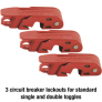 MASTER LOCK 1457E410KA STANDARD ELECTRICAL LOCKOUT KIT WITH PLASTIC LOCKS – TOOLBOX