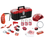 MASTER LOCK 1457VE410KA VALVE AND ELECTRICAL LOCKOUT KIT – STANDARD DEVICE ASSORTMENT WITH THERMOPLASTIC LOCKS IN TOOLBOX