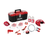 MASTER LOCK 1457VE410KABAS BASIC VALVE AND ELECTRICAL LOCKOUT KIT WITH PLASTIC LOCKS – TOOLBOX