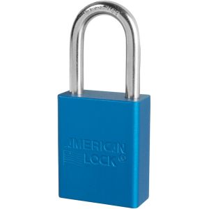 MASTER LOCKA1166MKBLU ANODIZED ALUMINUM SAFETY PADLOCKS