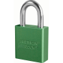AMERICAN LOCK A1205NKAGRN SOLID BODY PADLOCK