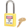 MASTER LOCK 410YLW ZENEX SAFETY PADLOCKS