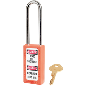 MASTER LOCK 411KAMKLTW417ORJ ZENEX SAFETY PADLOCKS