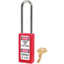 MASTER LOCK 411KAMKLTW417RED ZENEX SAFETY PADLOCKS