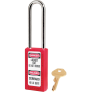 MASTER LOCK 411LTRED ZENEX SAFETY PADLOCKS