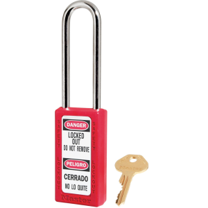 MASTER LOCK 411MKLTW417RED ZENEX SAFETY PADLOCKS