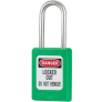 MASTER LOCK S33GRN ZENEX SNAP LOCK SAFETY PADLOCKS KEYED DIFFERENT