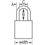 MASTER LOCK S1107ORJ SAFETY PADLOCKS