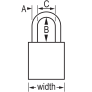 MASTER LOCK S1107PRP SAFETY PADLOCKS